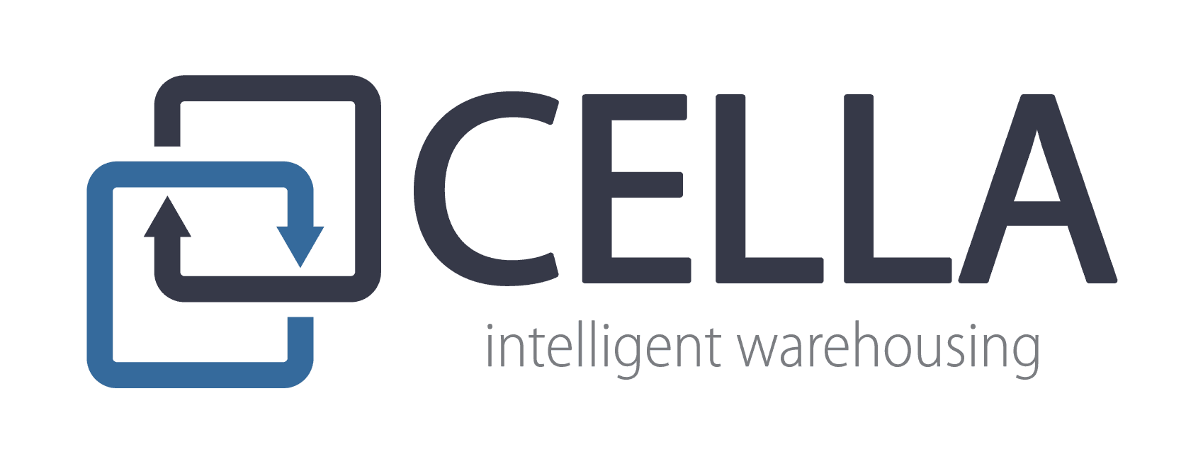 CELLA Logo Dunkelblau Hellblau